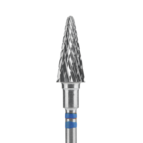 PRO Carbide-Nagelfräser für Linkshänder Kegel Blau EXPERT