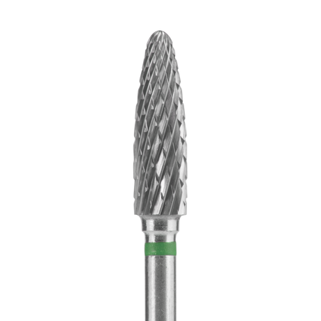 Carbide-Nagelfräser Maiskolbenform Grün EXPERT