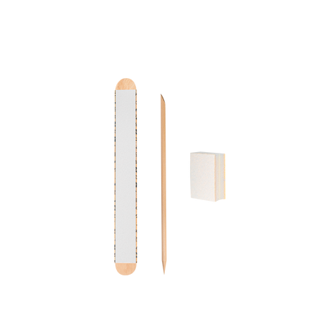 PRO Set de limes d'hygiène papmAm Mix sur manche bois EXPERT 30