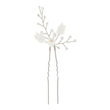 Celebride Épingles à cheveux argent avec strass 3pcs