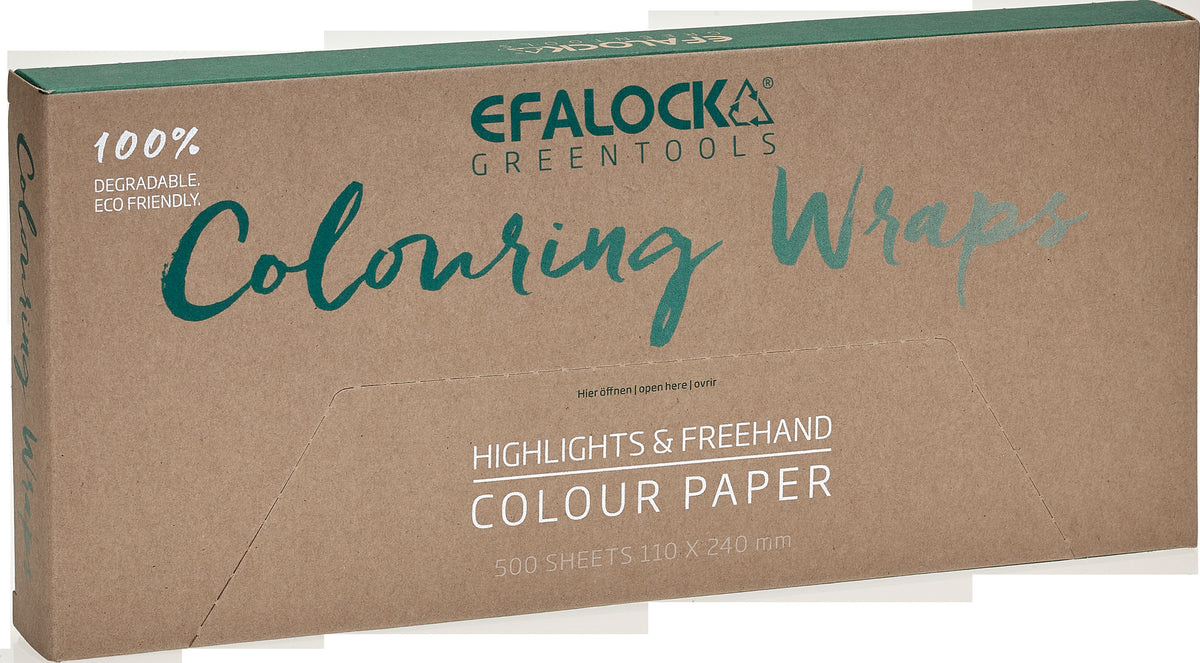 Papergreen Coloring Wraps Papier pour mèches