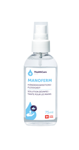 IC Products Manoferm Bouteille vaporisateur de désinfectant sans alcool
