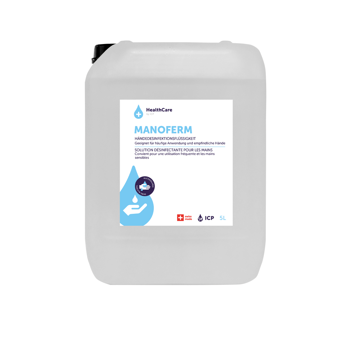 IC Products Manoferm Bouteille vaporisateur de désinfectant sans alcool