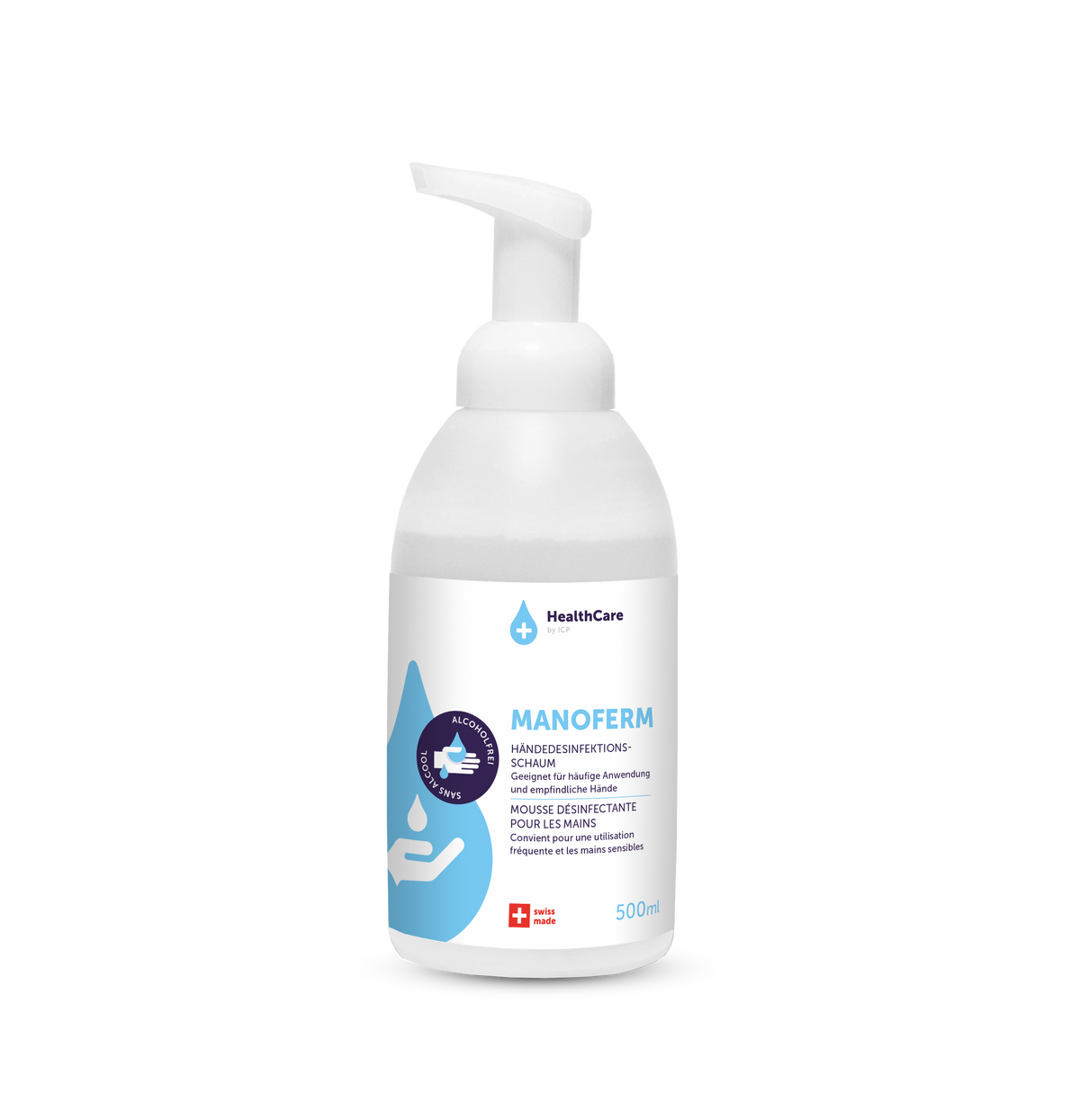 IC Products Manoferm Mousse désinfectante sans alcool