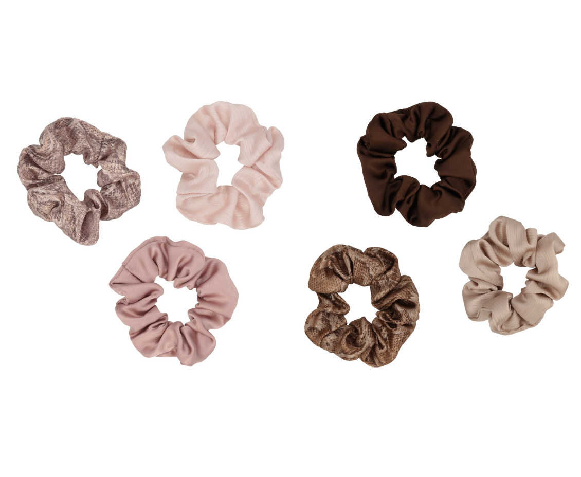 Trisa Fashion Scrunchies Satin Schlangenoptik
