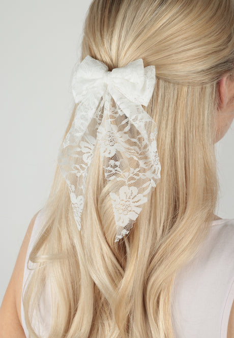 Trisa Fashion Haarbarrette mit Spitzenschleife