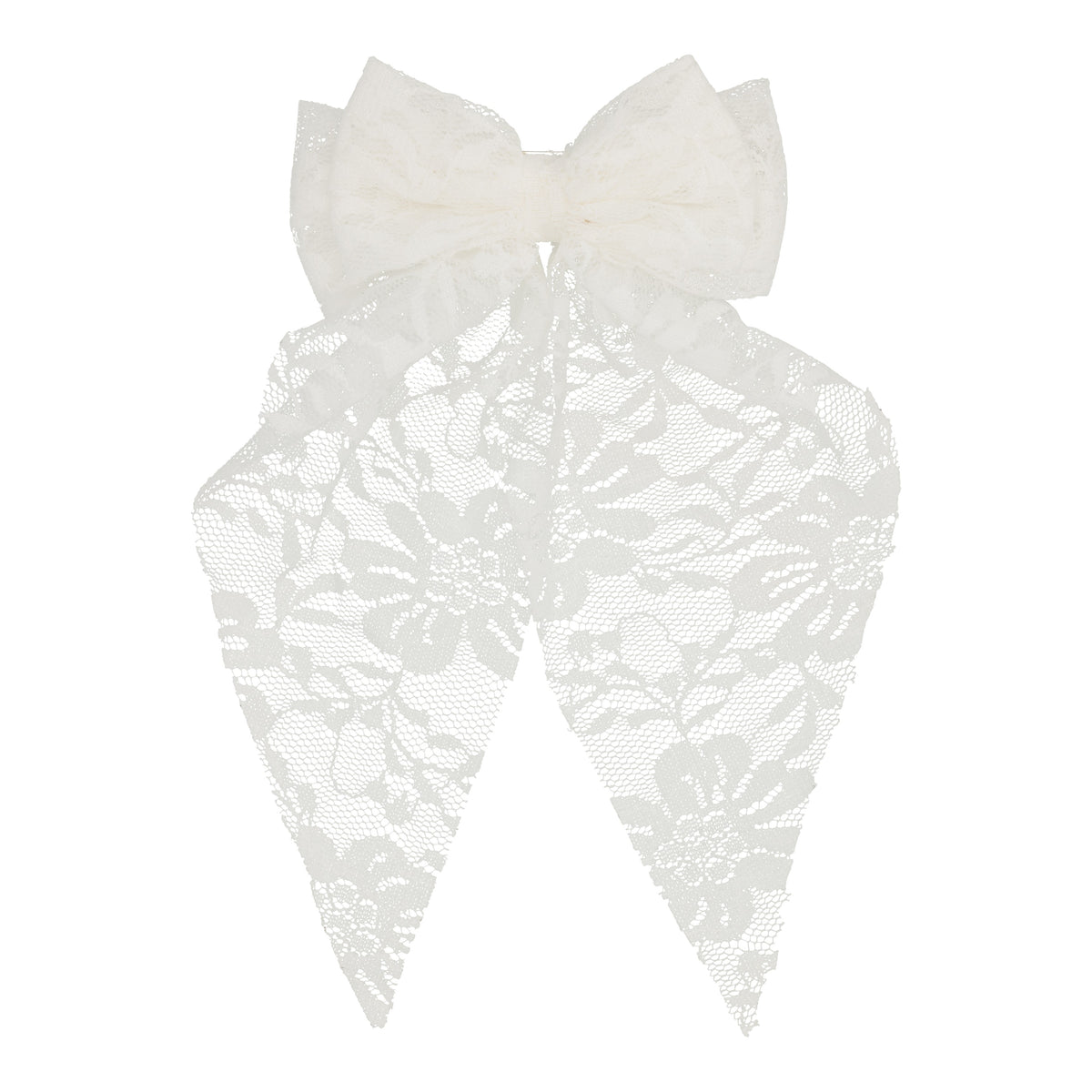Trisa Fashion Barrette à cheveux avec nœud en dentelle