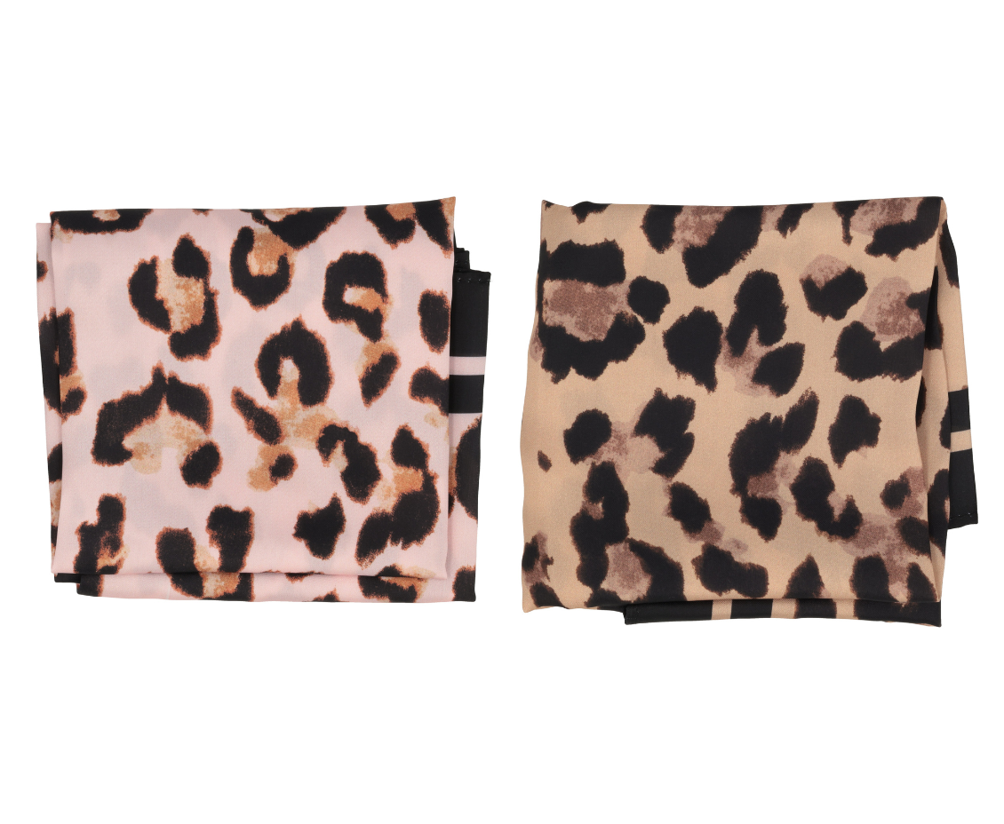 Trisa Fashion Chiffon à motif léopard