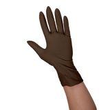 Gants Mocha en nitrile non poudrés