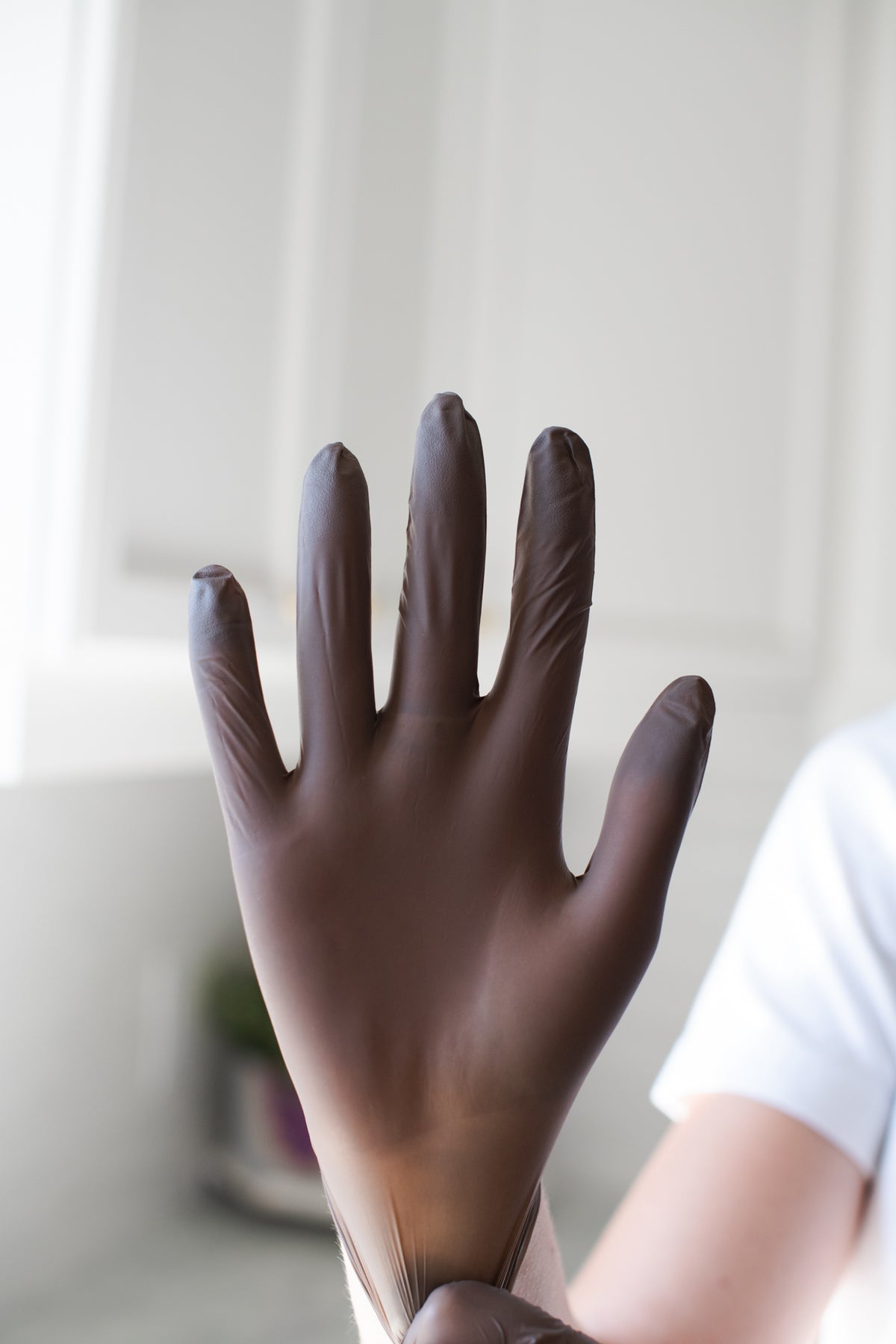 Gants Mocha en nitrile non poudrés