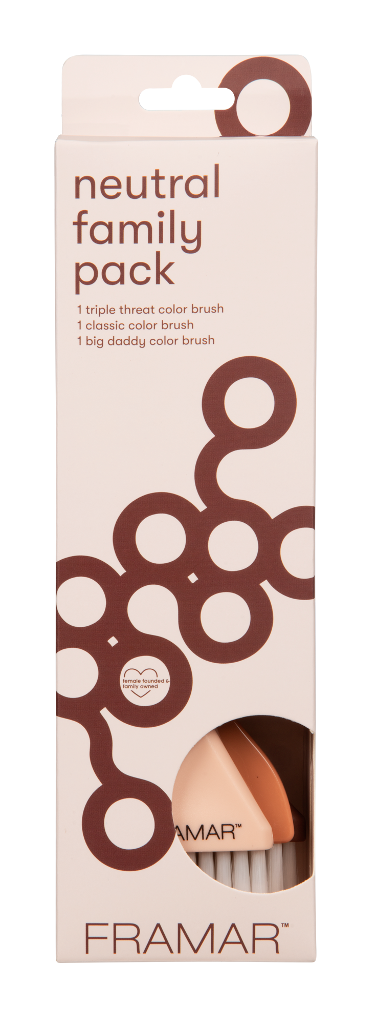 Färbepinsel Family Pack Brush Set Neutral