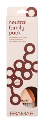 Färbepinsel Family Pack Brush Set Neutral
