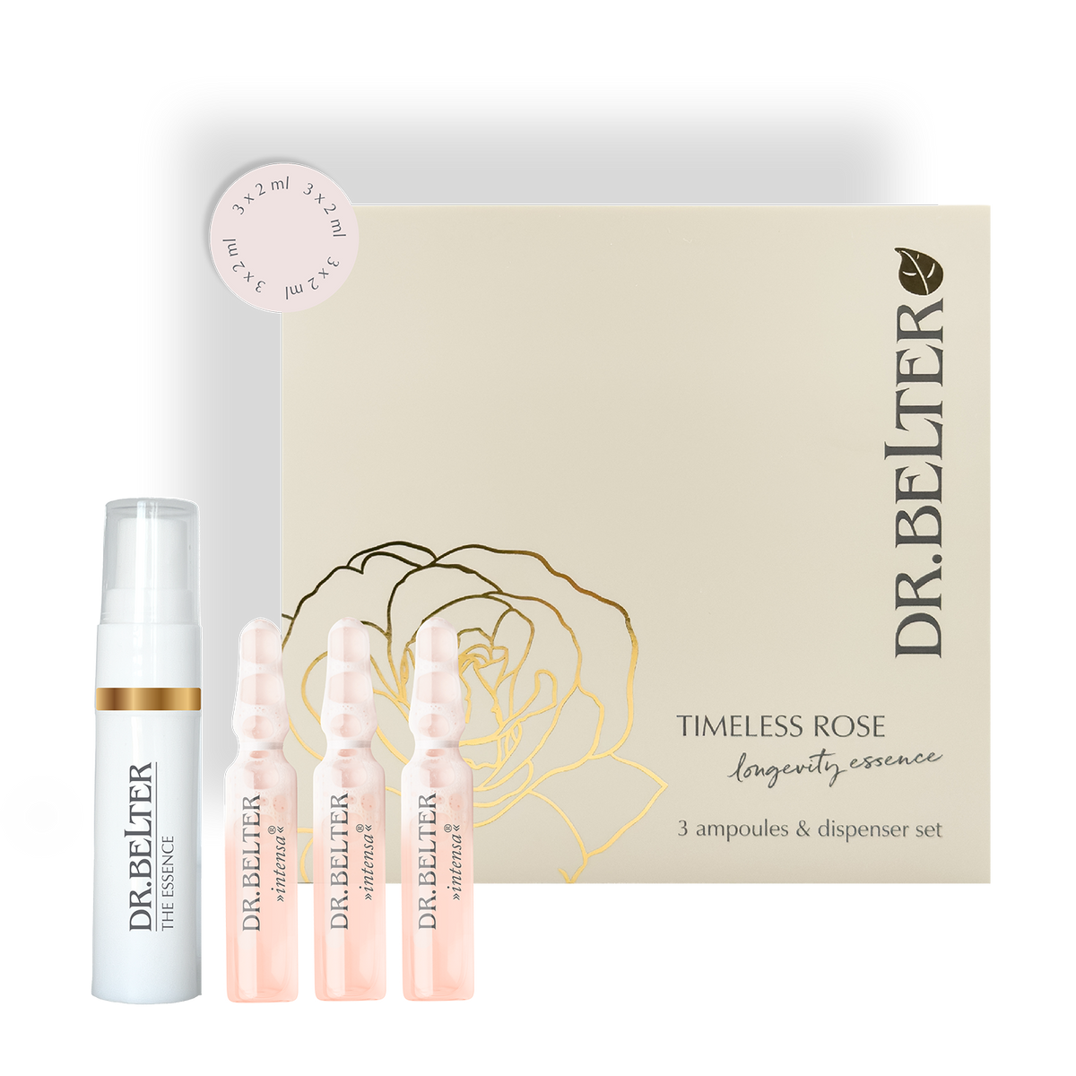 Longevity TIMELESS ROSE Essence Ampullen Set Limited Edition