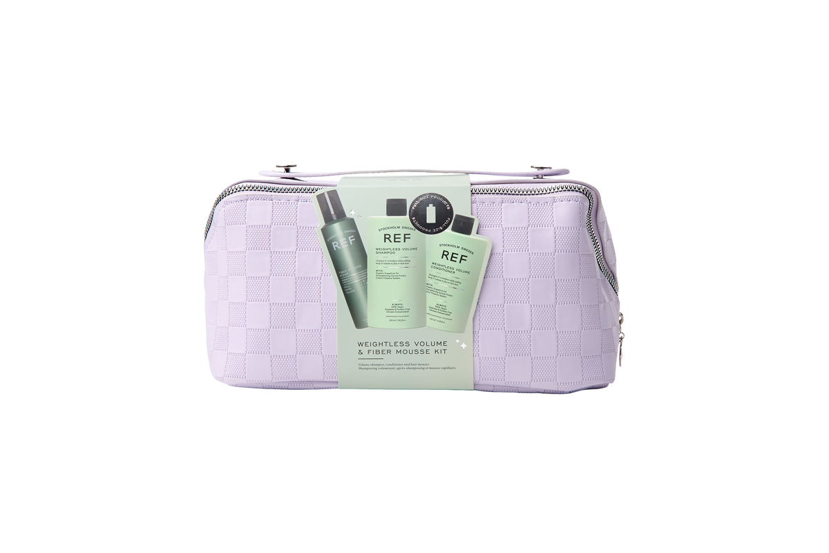 Haarpflege Set Lila Origami Bag Weightless Volume