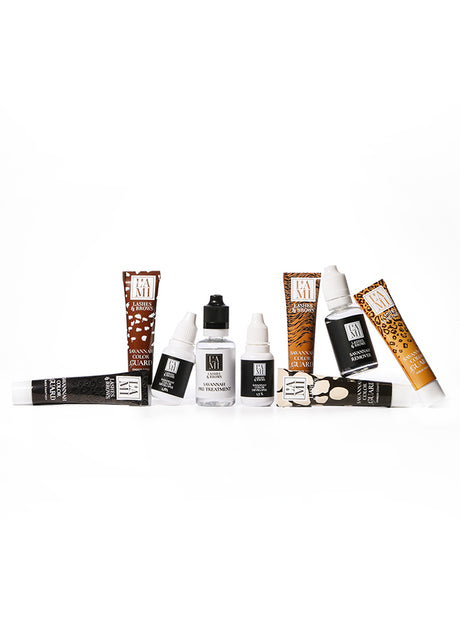 Lashes & Brows Savannah Color Guard KIT mit 2x Oxidationsmittel + 1x Entferner + 1x Vorbehandlung