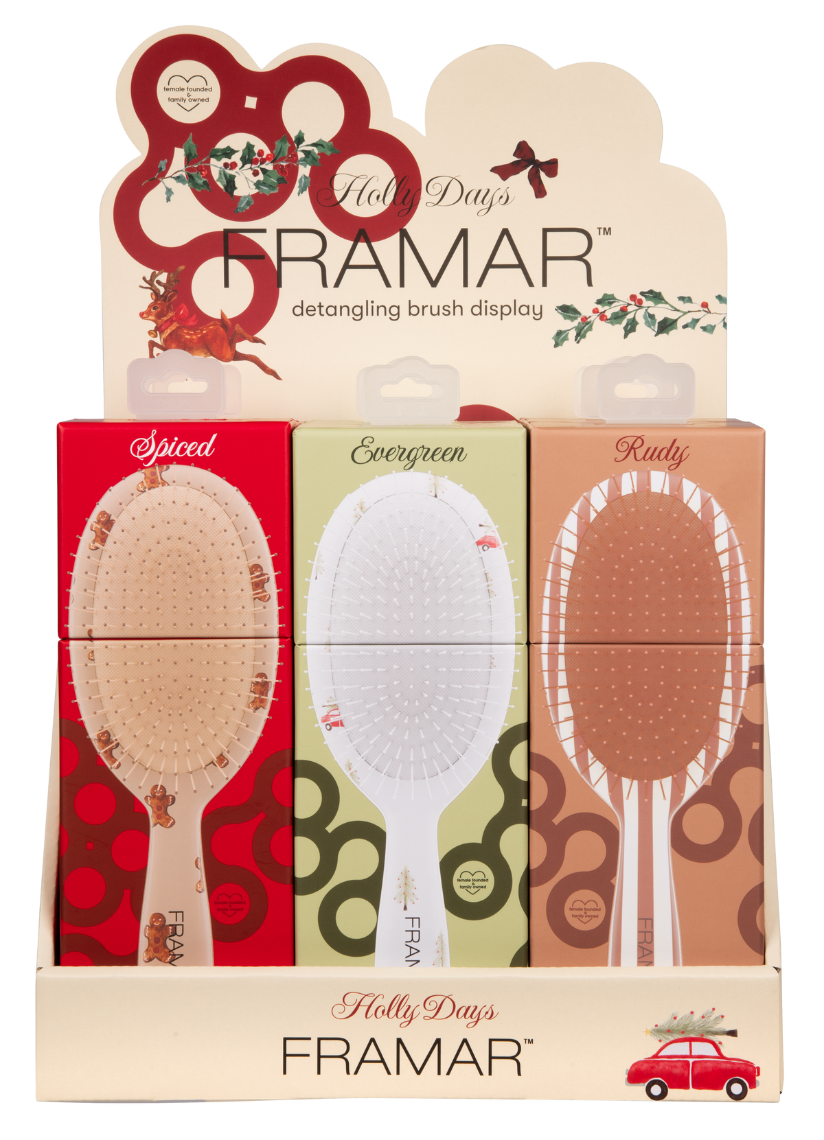 Holly Days Spiced Detangle Brush