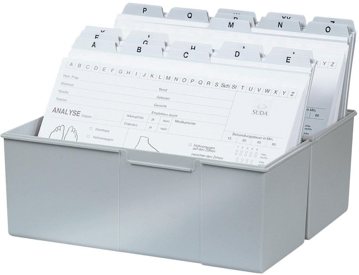 Alphabetisches Register für Kunden- Kartei Box