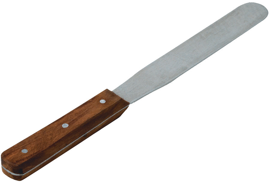 Spatule en métal avec manche en bois