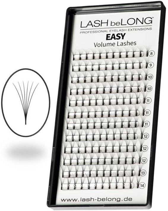 Easy Volume Lashes 6D - MIX-Box C-Curl