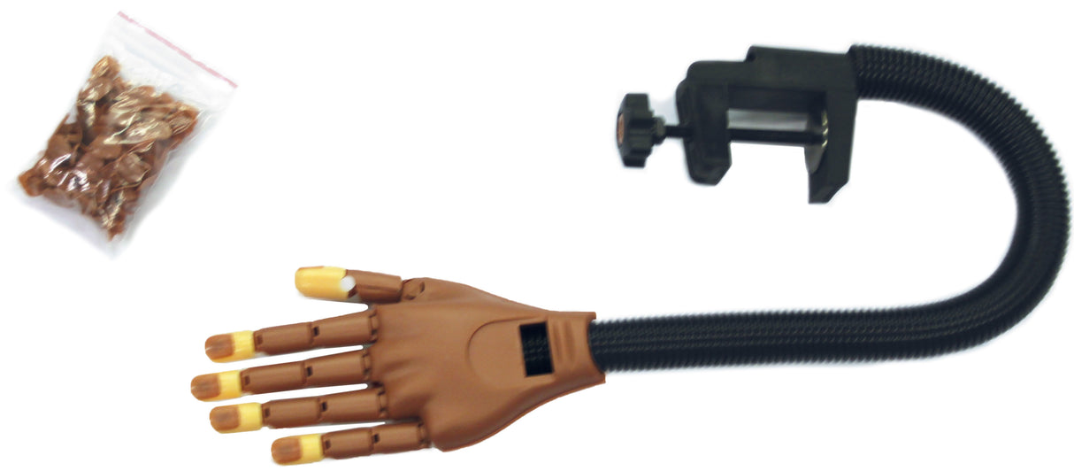 Nail Trainer Practice Hand & Tips inkl. 100 Tips