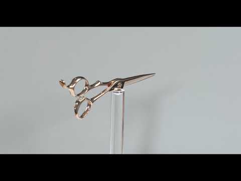 E-KWIP Set de ciseaux Kuro Rosegold 55 + KUR 40