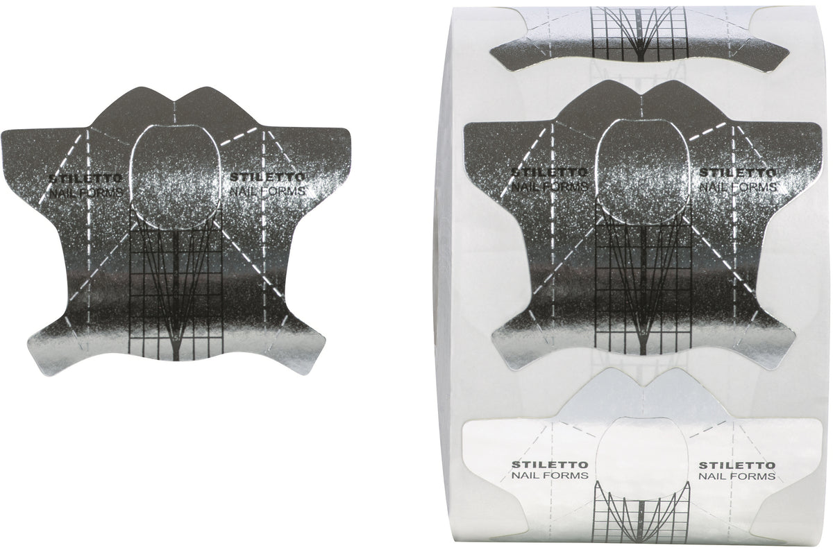 Schablone Silber Stiletto