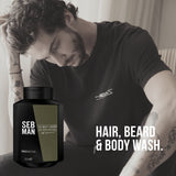SEB MAN The Multitasker Hair, Beard & Body Wash