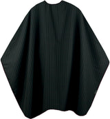 Barber Black Peignoir de coupe/rasage avec fermeture à bouton-pression