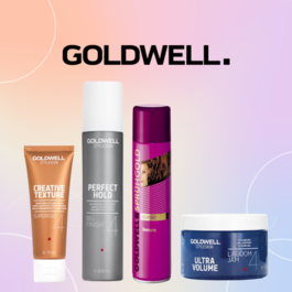 <strong>Haarstylingprodukte</strong><br />
von Goldwell